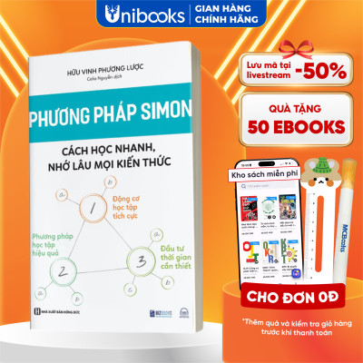 Sách - Phương Pháp Học Tập Của Simon - Cách Học Nhanh, Nhớ Lâu Mọi Kiến Thức - Sách Phát Triển Bản Thân Mỗi Ngày