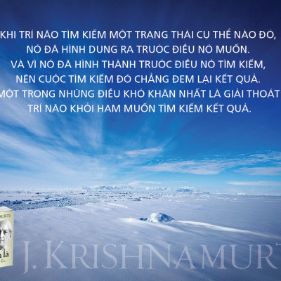 Sách Như Ta Là -  J.Krishnamurti