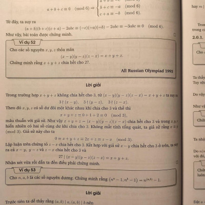 Một số chủ đề Số Học hướng tới kì thi HSG & chuyên toán - NTbooks 