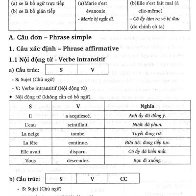 Văn Phạm Tiếng Pháp Căn Bản
