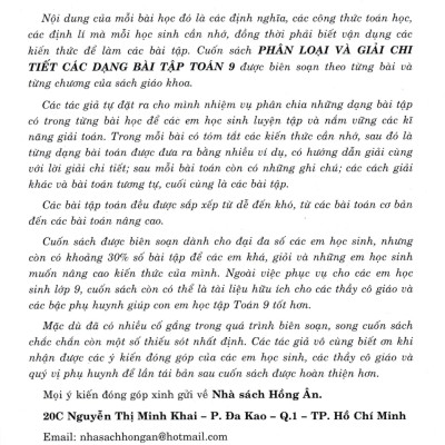 Phân Loại Và Giải Chi Tiết Các Dạng Bài Tập Toán 9 (Bám Sát SGK Kết Nối Tri Thức Với Cuộc Sống) (HA)