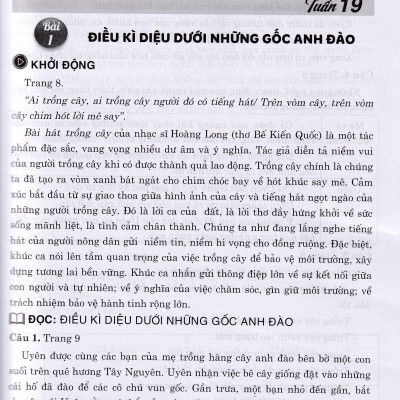 Hướng dẫn học và làm bài Tiếng Việt 5 tập 2 (Chân trời sáng tạo)