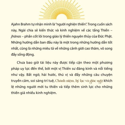 Chánh Niệm, Hỷ Lạc Và Giác Ngộ - Ajahn Brahm - Tara Devi dịch - (bìa mềm)