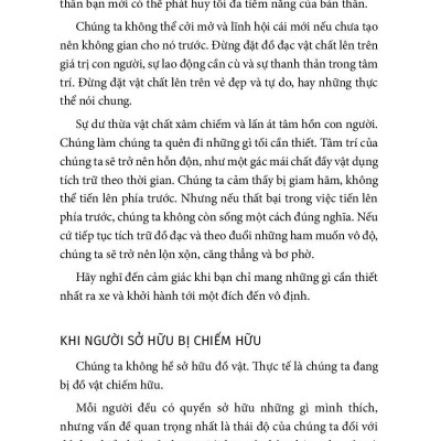 Nghệ Thuật Tối Giản: Có Ít Đi, Sống Nhiều Hơn (Tái bản)