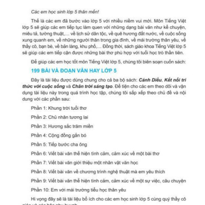 199 Bài Và Đoạn Văn Hay 5
