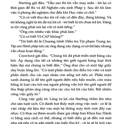 Sách Nhã Nam - Sự Im Lặng Của Bầy Cừu