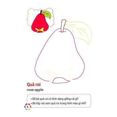 Bé Tập Tô Màu Và Nhận Biết Thế Giới Xung Quanh - Các Loại Quả - Bản Quyền