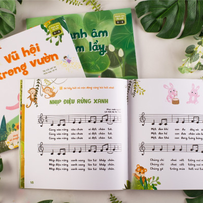 Combo Sách Kể Chuyện Âm Nhạc - Bộ "MỘT CHUYẾN RONG CHƠI" (Kèm Quà Tặng và App Cảm thụ âm nhạc CreMusic) - Sách Thơ & Âm Nhạc Cho Bé Mầm Non 0-3 4-5-6 Tuổi