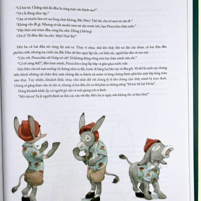 Sách Những Cuộc Phiêu Lưu Của Cậu Nhóc Pinocchio (Bản Tranh Minh Họa) - Crabit KidBooks - Bìa Cứng