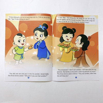 Sách - Truyện cổ tích song ngữ Anh Việt bộ 10-20 cuốn 