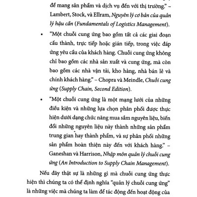 Nguyên Lý Quản Trị Chuỗi Cung Ứng