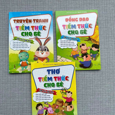 Sách- Đồng dao Tiềm Thức cho bé (Giúp bé tập nói, tập đọc nhanh)
