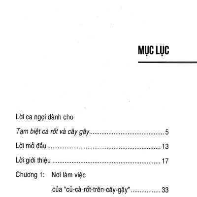 Tạm Biệt Cà Rốt Và Cây Gậy _AL