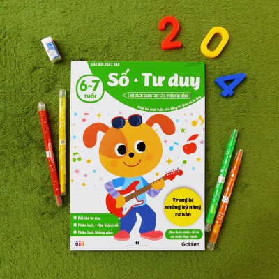SÁCH THIẾU NHI CHO TRẺ 6-7 TUỔI_TOÁN HỌC_Số - Tư duy (6~7 tuổi)