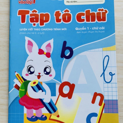 Sách-Combo 8 cuốn sách Tập Tô chữ Luyện viết theo chương trình mới loại dày 48 trang dành cho bé sẵn sàng vào lớp 1