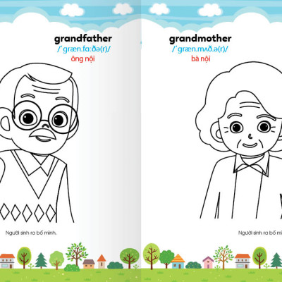 Sách - Colouring 365 ngày Tô màu - KHÁM PHÁ THẾ GIỚI PHÁT TRIỂN TRÍ TUỆ - Gia đình, Nghề nghiệp, Thể thao. (Cuốn 5)