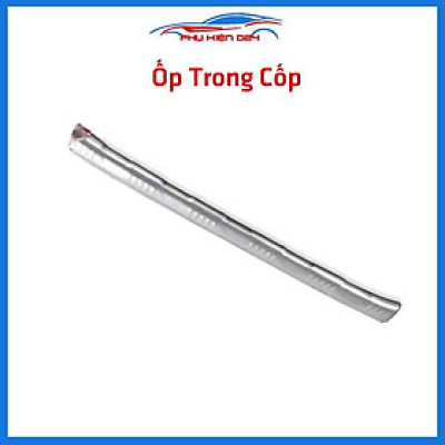 Ốp chống trầy cốp Ecosport 2018-2019-2020-2021 inox sáng bóng bảo vệ xe chống va đập