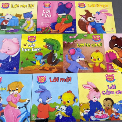 Bộ Sách Kĩ Năng Giao Tiếp - Dành Cho Bé 2 - 6 Tuổi (Bộ 10 Cuốn)