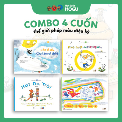 Truyện Ehon bé 3-4-5 tuổi - Bộ 4 cuốn Phép màu diệu kỳ