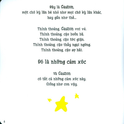 Ehon Thông Minh Cảm Xúc - Những Cảm Xúc Của Gaston - Con Sợ Hãi (Từ 3 - 8 Tuổi)