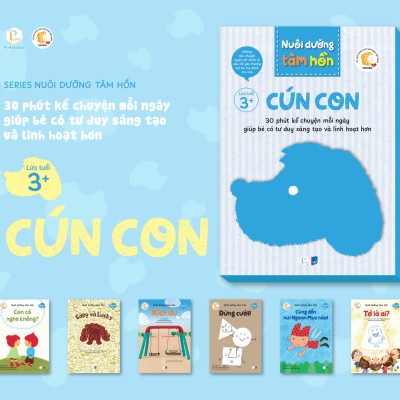 Bộ nuôi dưỡng tâm hồn - Bộ Cún Con lứa tuổi 3+ (trọn bộ gồm 6 quyển) - Shichida