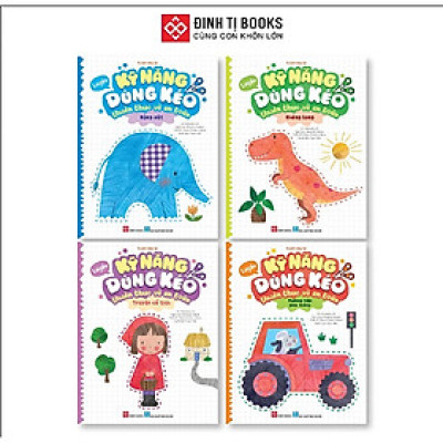 Sách - Combo 4c - Luyện kỹ năng dùng kéo thuần thục và an toàn