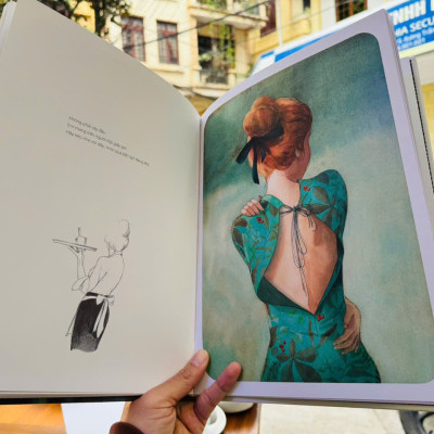 (Có tặng kèm postcard) KHI YÊU – Hélène Delforge & Quentin Gre – Nguyệt Ánh dịch – Nho Xanh – NXB Phụ nữ Việt Nam