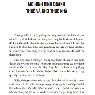 Sách - "Bí quyết kinh doanh Thuê và Cho thuê nhà". Khởi nghiệp đầu tư bất động sản. Hoàng Anh Minh. Mochibooks. NXB Lao động 2024