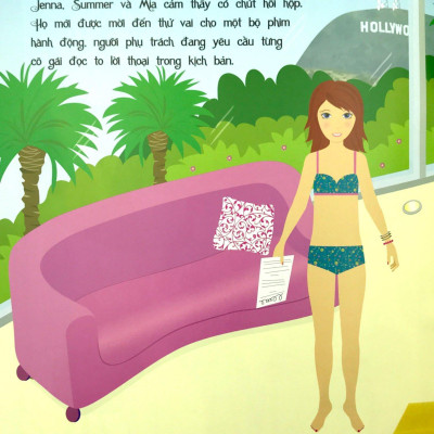Dán Hình Sáng Tạo Trang Phục Búp Bê - Ngôi Sao Điện Ảnh