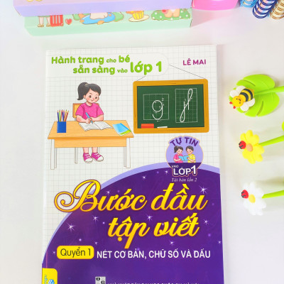 Combo 2 cuốn Bước đầu tập viết