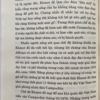 Thoát khỏi địa ngục Khmer đỏ- Hồi ký của một người còn sống (Xuất bản lần thứ ba) (Sách tham khảo)