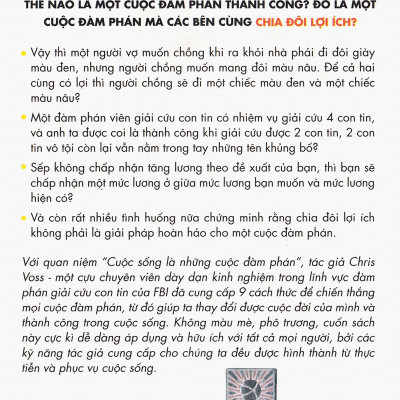 Đừng Bao Giờ Chia Đôi Lợi Ích Trong Mọi Cuộc Đàm Phán - Never Split The Difference (Chris Voss)