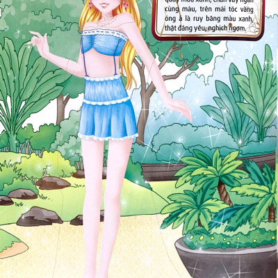 Princess Sticker - Dán Hình Công Chúa - Công Chúa Quyến Rũ