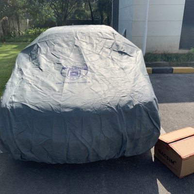 Bạt phủ ô tô chất liệu vải không dệt 4 lớp cao cấp thương hiệu MACSIM dành cho Mazda 2 màu ghi - bạt phủ trong nhà và ngoài trời