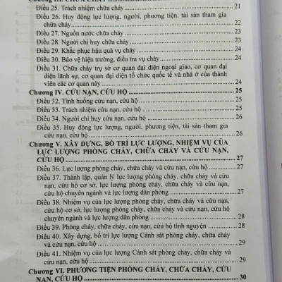 Sách Luật Phòng Cháy, Chữa Cháy Và Cứu Nạn, Cứu Hộ – Hệ Thống Văn Bản Quy Định, Hướng Dẫn Chi Tiết Thi Hành (V2586T)