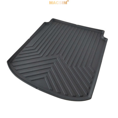 Thảm lót cốp xe ô tô tô sd4 MG7 2024 - Nhãn hiệu Macsim chất liệu nhựa TPE cao cấp màu đen