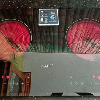 Bếp Hồng Ngoại Đôi Kaff KF-FL101CC Malaysia - Hàng Chính Hãng