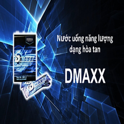 DMAXX thức uống bổ sung vitamin năng lượng có đường DAMODE 10 gói dùng thử màu xanh