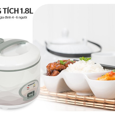 Nồi Cơm Điện Sunhouse SHD8602 (1.8L) New - Hàng Chính Hãng