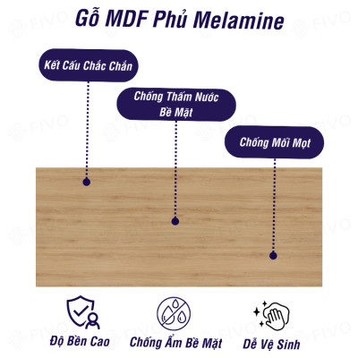 Tab Để Đầu Giường Hiện Đại 3 Ngăn FIVO Mã FT40 Phong Cách Châu Âu Sang Trọng, Phù Hợp Cho Mọi Kiểu Nhà, Sản Phẩm Nội Thất Lắp Ráp Thông Minh