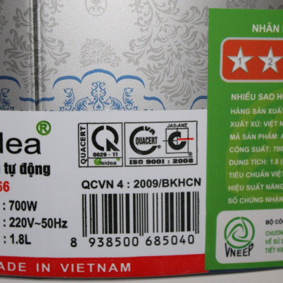 Nồi Cơm Điện Nắp Gài Geidea AG-166 - Màu Ngẫu Nhiên - Chính Hãng
