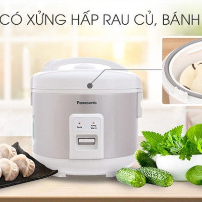 Nồi cơm điện nắp gài Panasonic PANC-SR-MVN107LRA (1L) - Hàng Chính Hãng