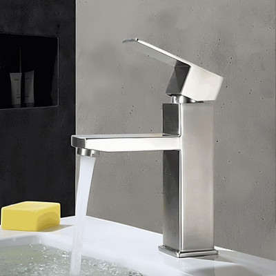 Vòi lavabo inox 304 nóng lạnh HANBACHLVB5
