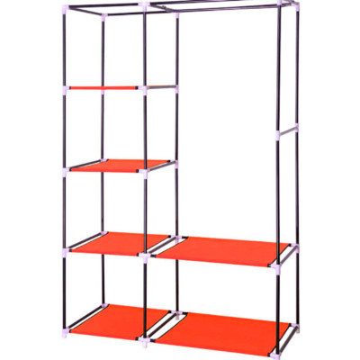Tủ Quần Áo 2 Buồng 6 Ngăn Tiện Lợi, Tủ Vải 170cm Chất Lượng Cao Chắc Chắn, Vững Chãi - Hàng Chính Hãng miDoctor
