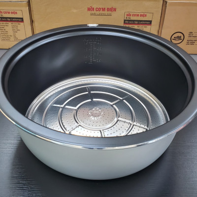 Nồi cơm điện công nghiệp chống cháy cơm 16Lit Ladomax Nhật HA-71160, mâm nhiệt oxi hóa cứng chống teo mâm-Hàng chính hãng