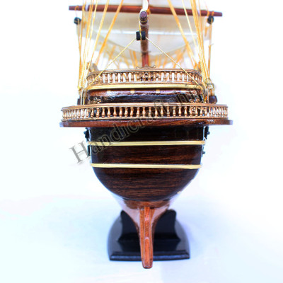 Mô hình thuyền cổ trang trí Napoleon chì (Thân: 40cm)