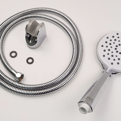 Bộ vòi sen nóng lạnh Đồng mạ Chrome Eurolife EL-VIO01 (Trắng bạc)