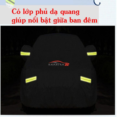 Bạt Phủ Ô Tô Kia Soluto Cao Cấp 3 Lớp Chống Nắng Nóng Chống Nước Chống xước