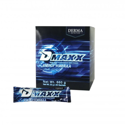 DMAXX thức uống bổ sung vitamin năng lượng có đường DAMODE 8 gói dùng thử màu xanh