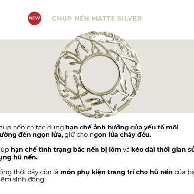 Chụp nến trang trí 